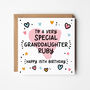 Cute Granddaughter Birthday Card Suitable For Any Age, thumbnail 2 of 5