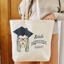 Personalised Top Graduate Graduation Gift Tote Bag, thumbnail 1 of 5