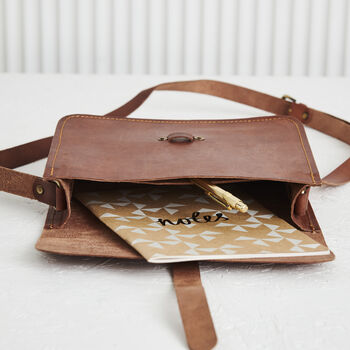 Handmade Leather Laptop Bag With Lifetime Guarantee, 5 of 9