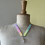 Handmade Pastel Rainbow Rose Quartz Crystal Necklace, thumbnail 3 of 10