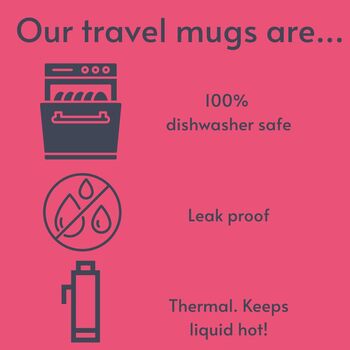 Thank You Teacher Travel Mug With Childs Drawing, 2 of 2