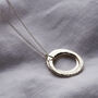 Personalised Textured Secret Circle Necklace, thumbnail 4 of 6