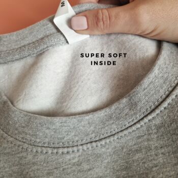 Custom Text Sweatshirt For Mum, Nana, Best Friend, 6 of 8