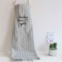 Cute Grey Quote Unisex Apron, thumbnail 2 of 3