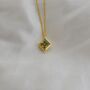 Yellow Gold Pendant Birthstone Necklace August Peridot, thumbnail 1 of 6