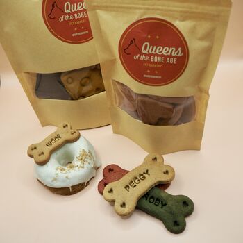 Personalised Plant Based Dog Bone Biscuit Treats, 10 of 11
