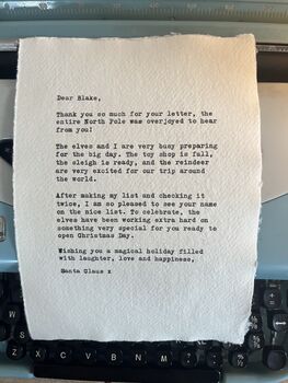 Personalised Christmas Letter From Santa Claus, 2 of 3