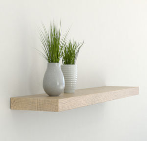 Oiled Solid Oak Floating Shelf By Bespoak Interiors