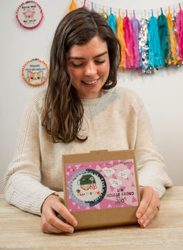 Rainbow Positivi Tea Cross Stitch Kit For Adults, 7 of 12