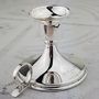 Personalised Silver Christening Candlestick Holder, thumbnail 1 of 6