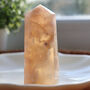 Flower Agate Crystal Tower With Optional Mini Crystal, thumbnail 3 of 12