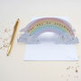 You Are My Sunshine Rainbow Greeting Card, thumbnail 2 of 2