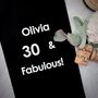 Personalised Fabulous Milestone Birthday Cotton Bottle Bag, thumbnail 2 of 3
