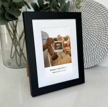 Personalised Photo Printed And Framed In Black, 7 of 8