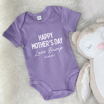 Happy Mother's Day Love Bump Babygrow, 5 of 8