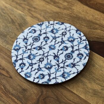 Floral Print Heat Resistant Trivet: Indian Inspired Kitchen Decor, 8 of 12