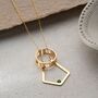 Eternal Bond Ring Holder Birthstone Necklace, thumbnail 1 of 11
