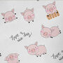 Pigs Wrapping Papers Roll Or Folded, thumbnail 2 of 2