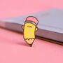 Pencil Enamel Pin | Cute Pin Badge, thumbnail 4 of 5