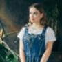 Denim Dress Apron | Studio Pinafore Smock, thumbnail 6 of 11
