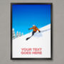 Personalised Ski Run Print, thumbnail 1 of 7