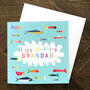 Grandad Birthday Fish Card, thumbnail 4 of 4