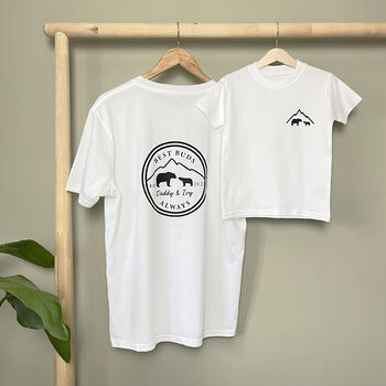 Personalised Best Buds Father's Day Bear T Shirt Set, 7 of 10
