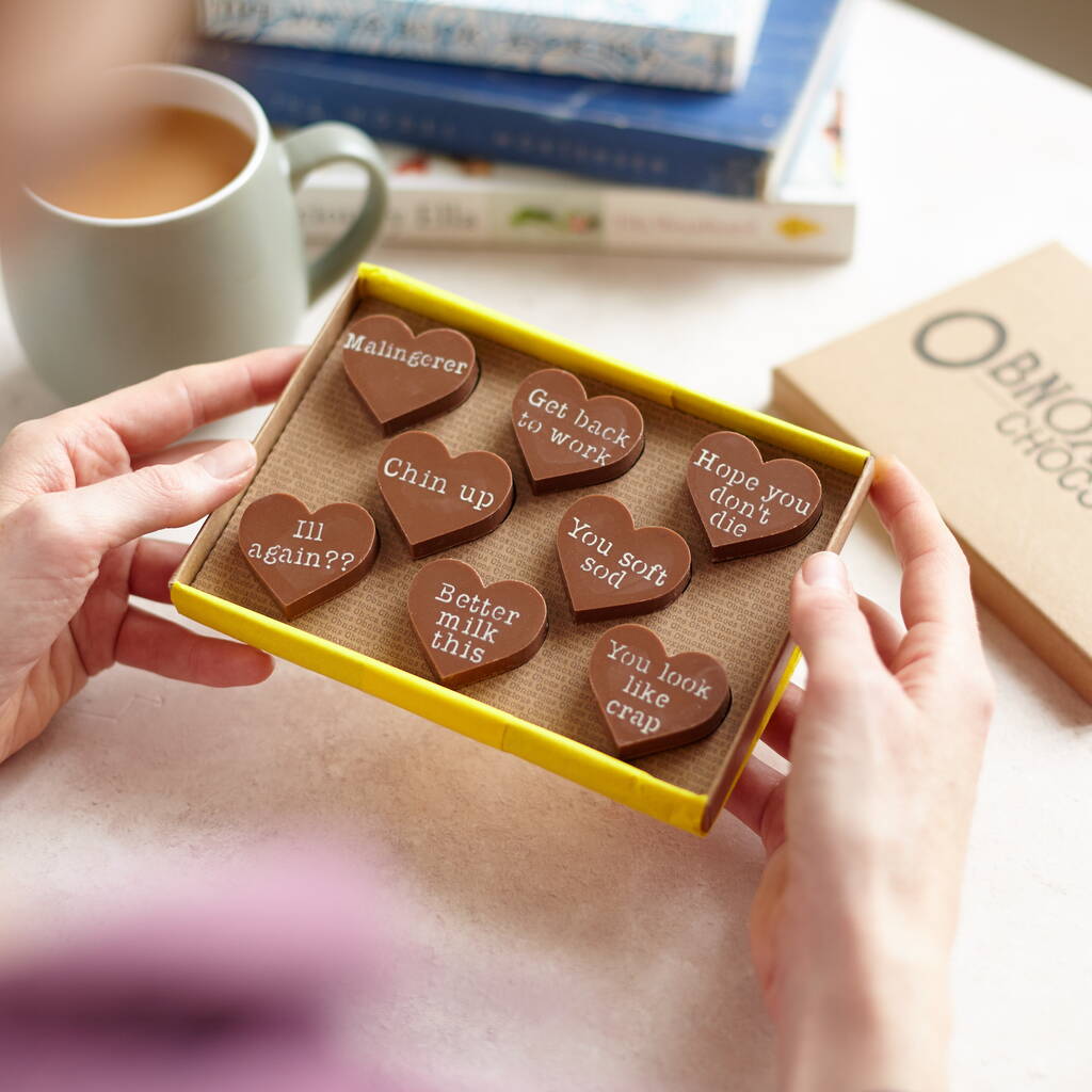 Obnoxious Chocs… Cheeky Get Well Chocolate Gift, 1 of 9