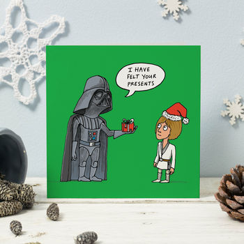 Darth Vader Christmas Card, 2 of 2