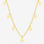 Gold Star Choker, Gift For Her, 18ct Gold Plated, thumbnail 4 of 4