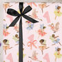 Three Sheets Of Children's 1st Birthday Fairy Wrapping Paper, thumbnail 1 of 2