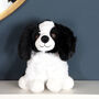 Eco Border Collie Soft Plush Toy Dog, thumbnail 1 of 6