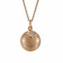 Pregnancy Necklace Pink Gold With Sparkling Star, thumbnail 2 of 6
