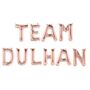 Team Dulhan Foil Balloons Rose Gold, thumbnail 1 of 2