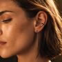 Black Baguette Ear Cuff, thumbnail 4 of 7