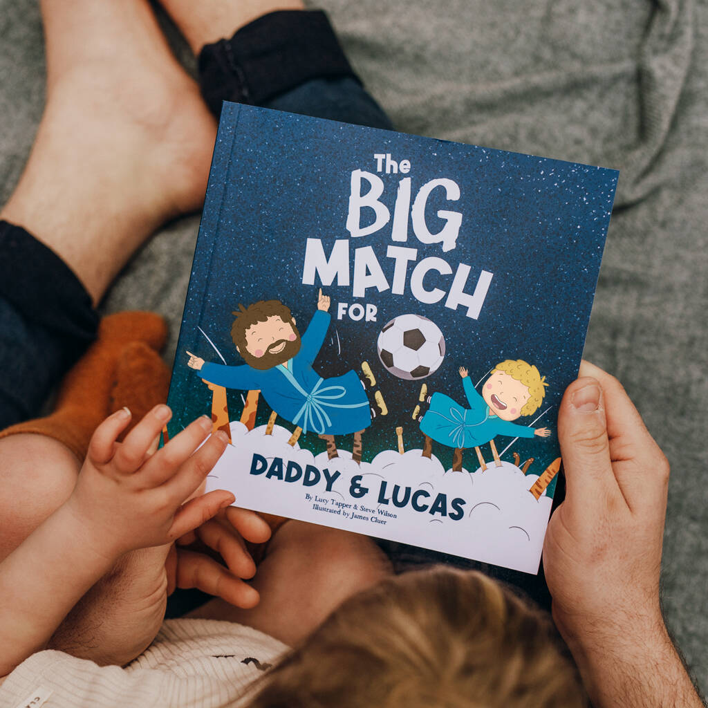 'The Big Match' Personalised Football Book For Dad, 1 of 12