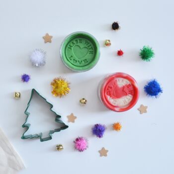 Christmas Tree Decorating Play Dough Kit, 3 of 7
