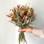 Spring Meadow Dried Flower Bouquet In Terracotta, thumbnail 1 of 4