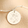 Personalised Satellite Chain Zodiac Pendant Necklace, thumbnail 10 of 10