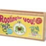 Rooting For You! Mini Matchbox Cross Stitch Kit, thumbnail 2 of 6