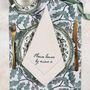 'Please Leave By Nine' Embroidered Linen Napkins, thumbnail 1 of 4
