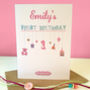 1st Birthday Personalised Card Girl Or Boy, thumbnail 1 of 6
