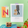'Back To School' Illustrated Child And Pet Print, thumbnail 1 of 5