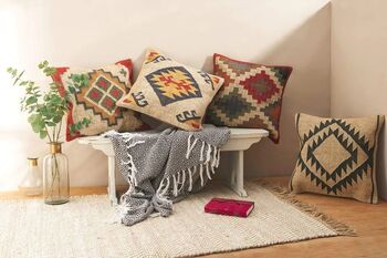 Maara Jute Throw Cushion Cover – 50cm, 2 of 2