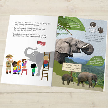 Personalised Day At The Zoo Storybook, 5 of 9