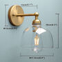 Radiance Dome Wall Contemporary Lighting, thumbnail 8 of 8