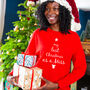 'Last Christmas As Miss' Christmas Jumper Sweatshirt, thumbnail 1 of 6