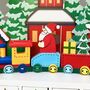 Personalised Wooden Advent With Santa Train, thumbnail 4 of 6