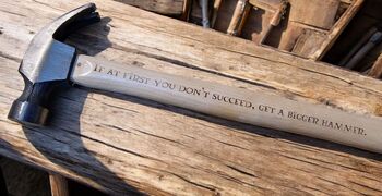 Personalised Wooden Hammer, Gift Boxed, 4 of 12