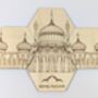 Brighton Royal Pavilion Coasters Set Of Four Maple Wood, thumbnail 9 of 9